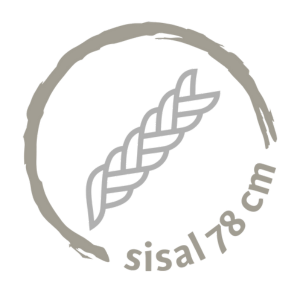  Korb Hängeapel Sisal 78cm