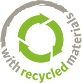  mit recyceltem Material
