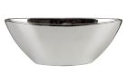 Mirror Silver Pflanzschale oval